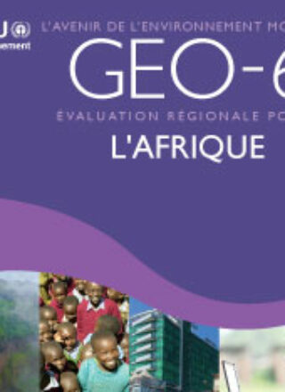 Évaluation régionale pour l’Afrique du  6ème Rapport sur l’Avenir de  l’environnement mondial (GEO-6)