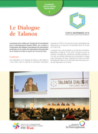 Le Dialogue de Talanoa – 2018