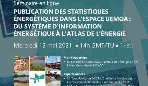 Publication de statistiques énergétiques dans l&rsquo;espace UEMOA : du système d&rsquo;information énergétique à l&rsquo;atlas de l&rsquo;énergie