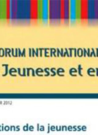 Recommandations de la Jeunesse – Forum international Jeunesse et Emplois Verts