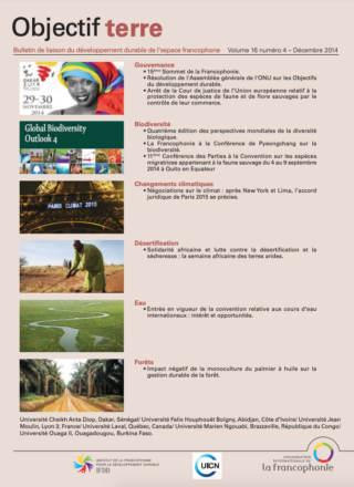 Objectif Terre, Volume 16 numéro 4