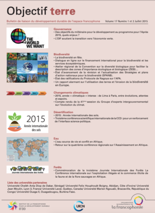 Objectif Terre, Volume 17, Numéros 1 & 2