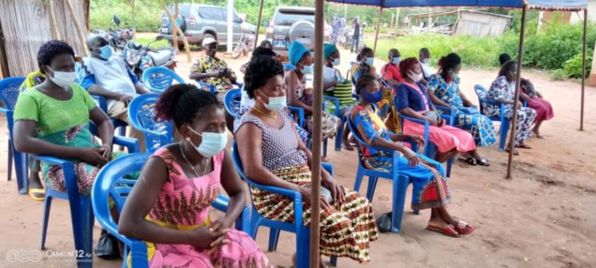 Vue partielle du groupement des femmes agricultrices de la Commune de Yoto 2, Togo