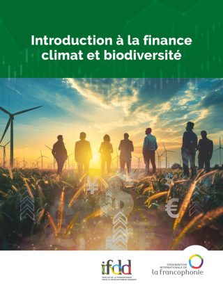 Couverture - Introduction à la finance climat et biodiversité