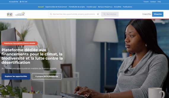 Lancement de la Plateforme francophone finance durable à l’occasion de la Journée mondiale de l’environnement.